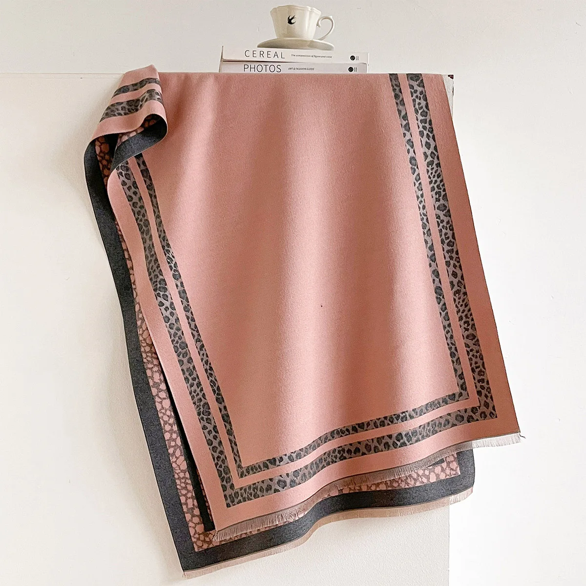 겨울용 양면 사용 가능한 따뜻한 대형 숄, 여성용 단색 - Woven Scarf Blanket 리뷰 및 가격