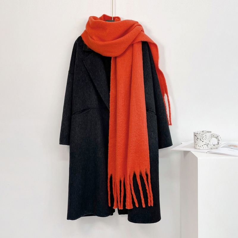 성인 남녀 가을 겨울 단색 캐시미어 스카프 여성용 한국 - Muffler Men Wool 리뷰 및 가격