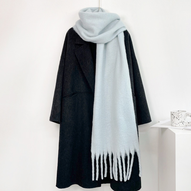 성인 남녀 가을 겨울 단색 캐시미어 스카프 여성용 한국 - Muffler Men Wool 리뷰 및 가격