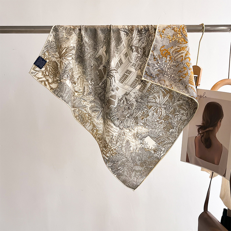 30% 멀버리 실크 70% 울 65CM 정사각형 스카프 - Scarf Silk Square 리뷰 및 가격