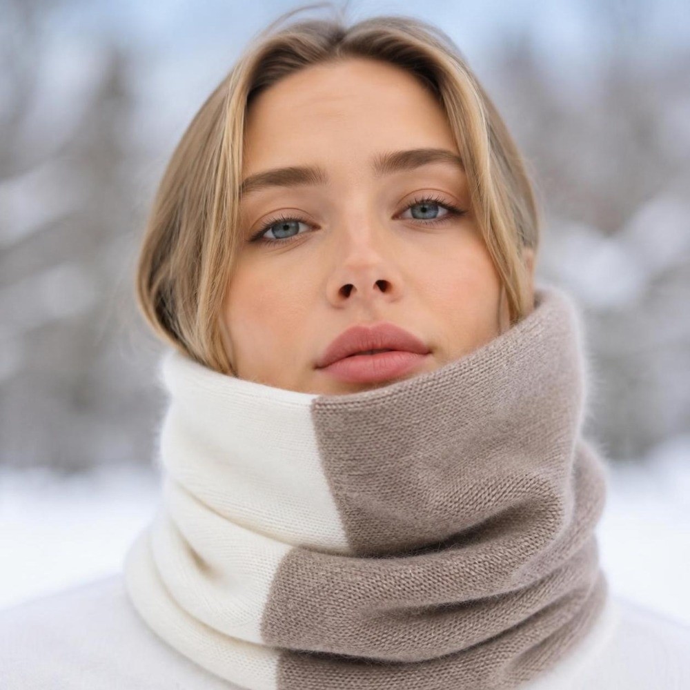 부드러운 소재로 제작된 컬러 인피니티 스카프, 방풍 기 - Infinity Scarf Knit 리뷰 및 가격